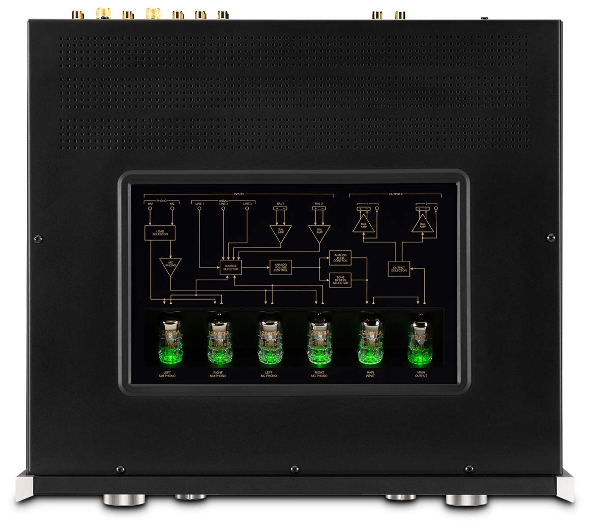 McIntosh C22 MK V dessus tubes