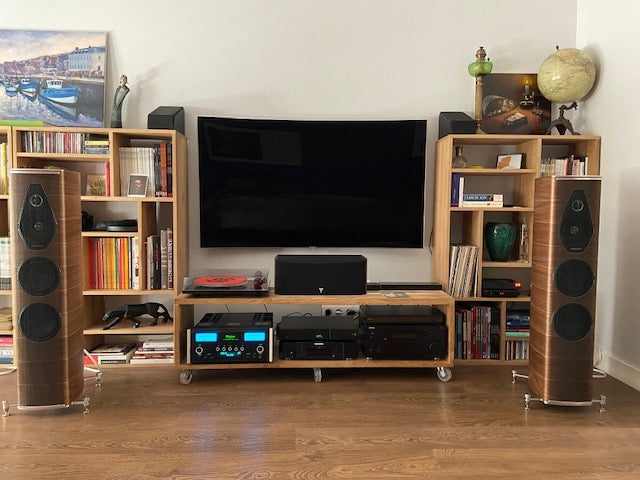 Installation McIntosh, Naim, REL et Sonus Faber en Gironde