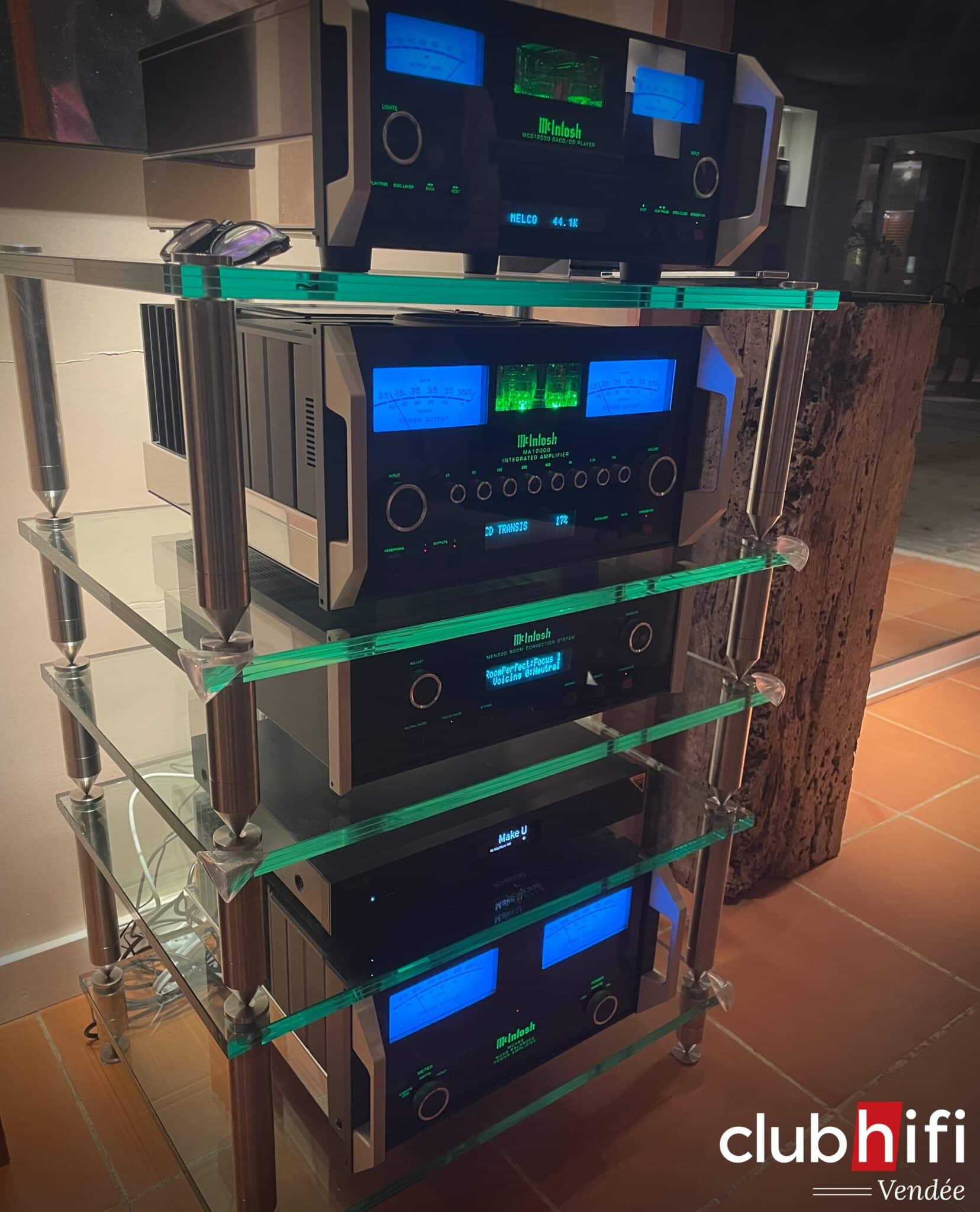 Installation McIntosh, Sonus faber et Melco en Vendée
