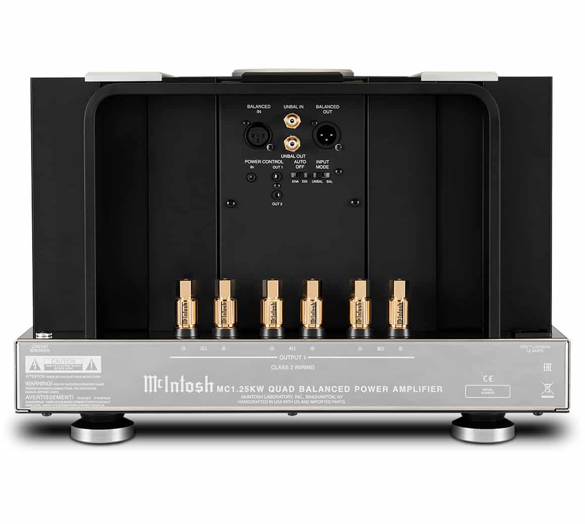 McIntosh MC1.25KW connectiques