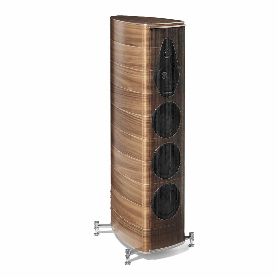 Sonus Faber Olympica Nova V trois quart noyer grille